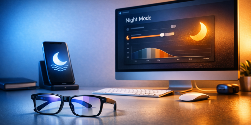 Blue Light Glasses vs. Software: Best Eye Protection Tech