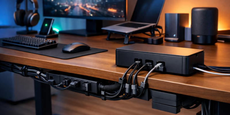 High-Tech Home Office: Organizing Your Cables Like a Pro